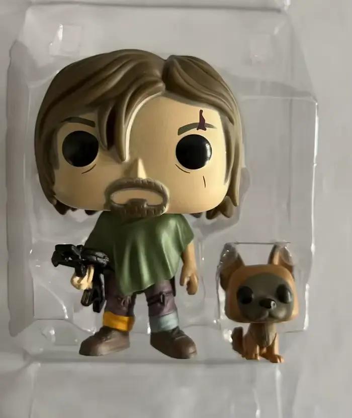 Nouveaux Funko Pop! 2026 The Walking Dead Daryl avec son chien # Collection de figurines d'action 1182, jouets en vinyle, modèles Pop, jouets pour enfants, cadeau