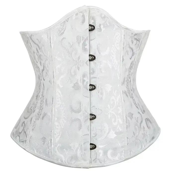 Corset Bustier Vintage Floral Push-up Frontal Closure Femme Occasions Spéciales Mode Gothique Jour Jour Usage