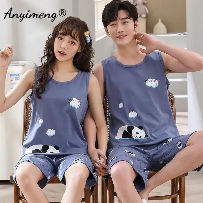Ensembles de pyjama Kawaii pour couple