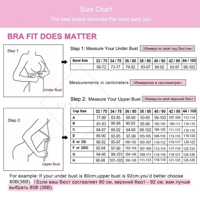 FINETOO fermeture avant soutien-gorge sans bretelles pour femme Sexy