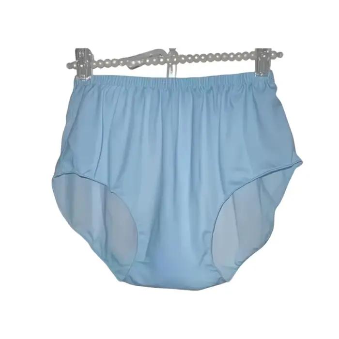 Culottes en satin glacé bleu ciel sexy