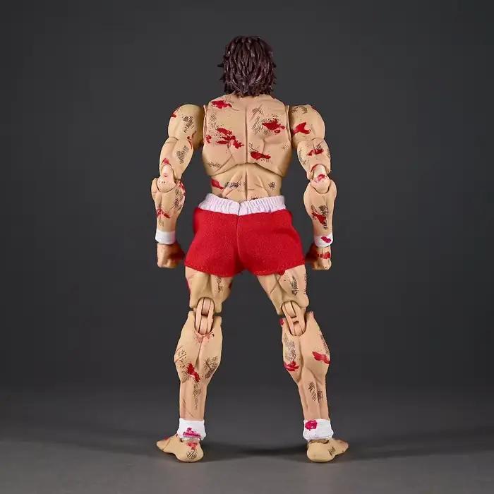 Figurine articulée Baki Hanma Battle Damaged avec têtes et mains interchangeables, modèle anime en boîte, en stock pour collectionneurs