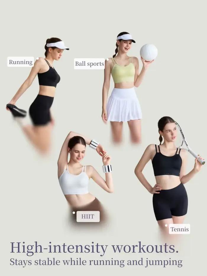 SUJIIN Soutien-gorge de sport d'été pour femme