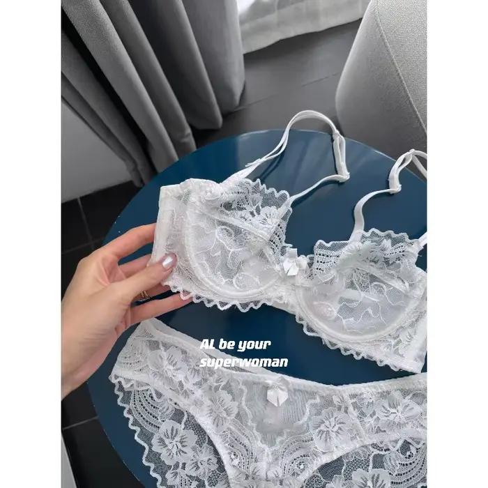 Soutien-gorge minimiseur en dentelle française pour femmes