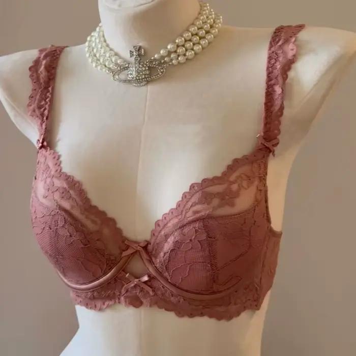 Ensemble de lingerie sexy en dentelle française pour femme