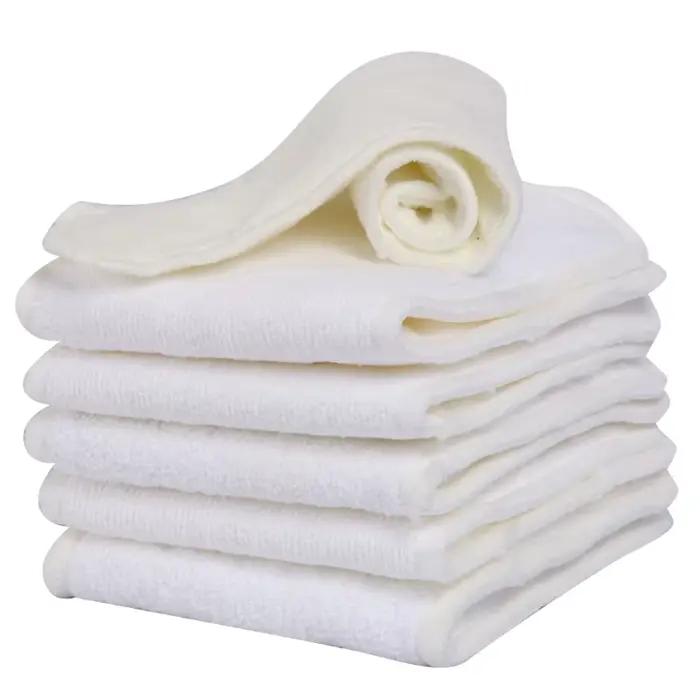 Couche-culotte réutilisable en microcarence lavable pour adulte, coussin d'insertion, doux, respirant, absorbant, 4 pièces