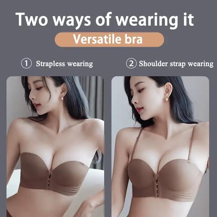 FINETOO fermeture avant Sexy Push Up soutien-gorge femmes