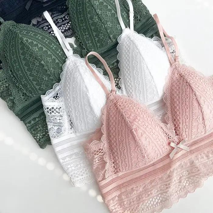 Soutien-gorge dos nu en dentelle triangulaire
