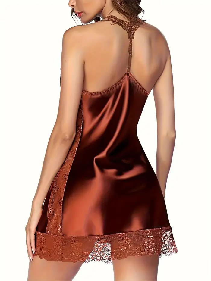 Doux mignon vêtements Lingerie dentelle chemise de nuit pyjamas déshabillé