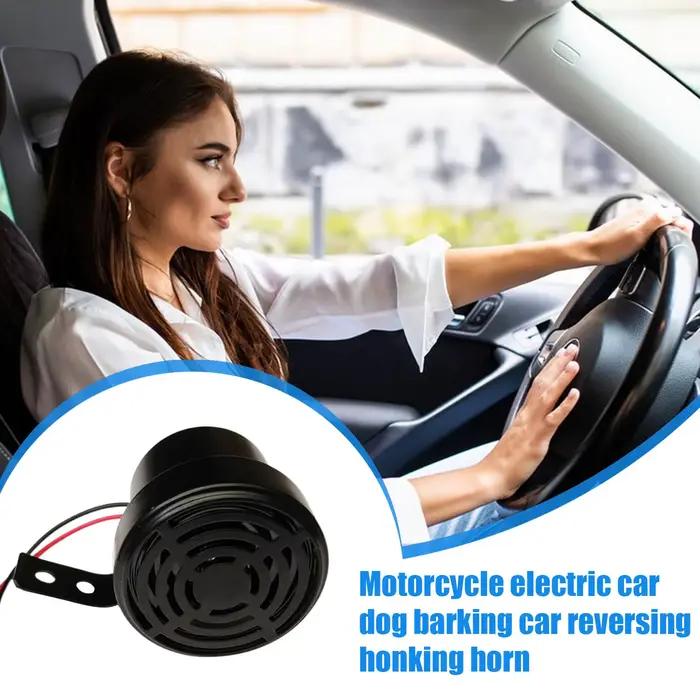 Klaxon anti-aboiement pour voiture, alarme sonore pour animaux, 4 niveaux de réglage du volume, klaxon de recul