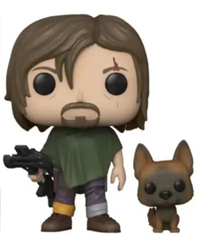 Nouveaux Funko Pop! 2026 The Walking Dead Daryl avec son chien # Collection de figurines d'action 1182, jouets en vinyle, modèles Pop, jouets pour enfants, cadeau
