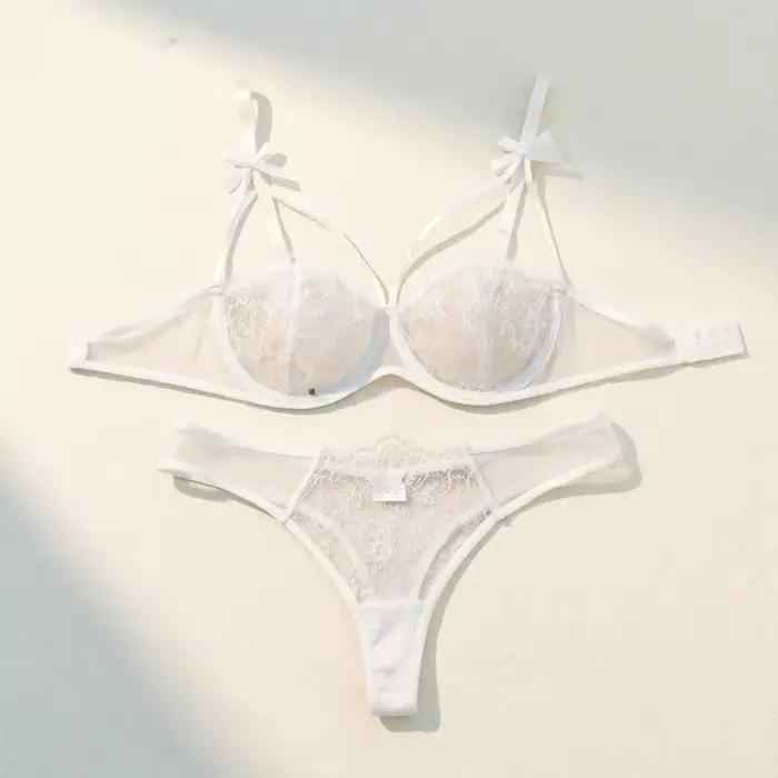 Ensemble de lingerie sexy blanche