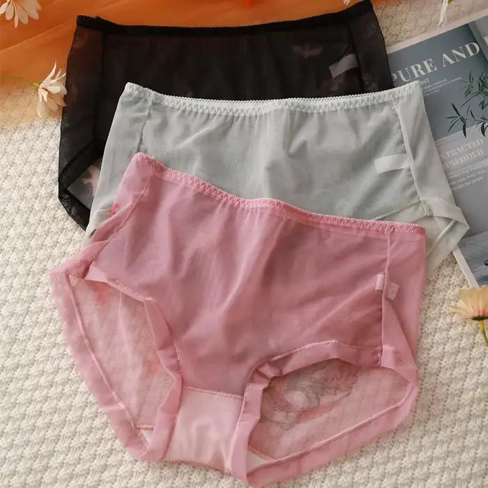 Culotte en maille transparente