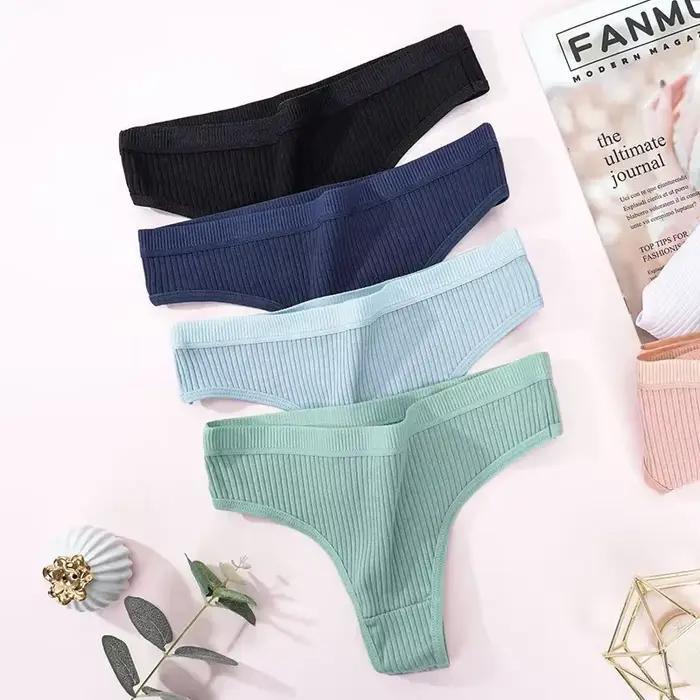 Culotte côtelée sans couture pour femmes