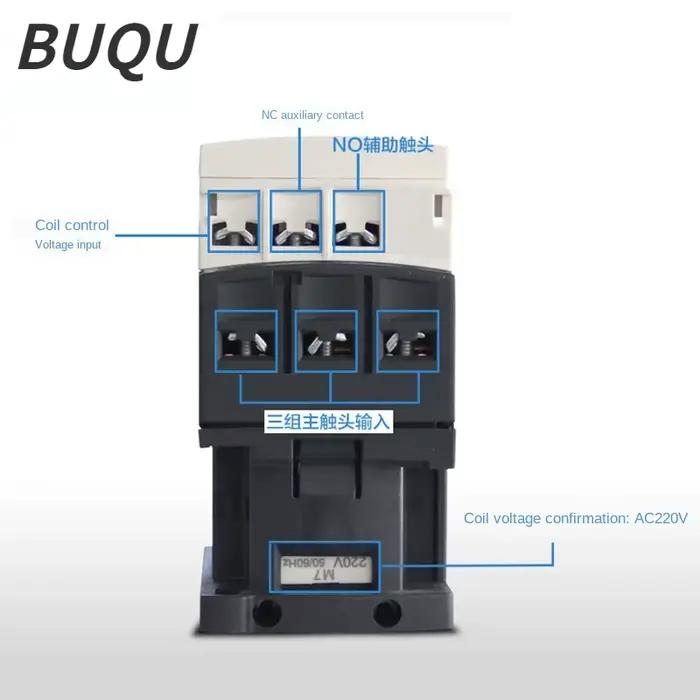 Contacteur Schneider 220V AC, contacteur tripolaire 3P 3 phases 3 pôles 50/60Hz LC1D25 LC1D32 LC1D38, tension de la bobine 24V 110V 220V 380V