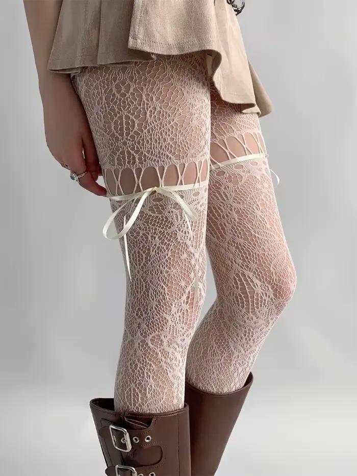 Collants beiges pour femmes
