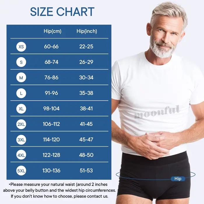 Boxer fuite urinaire homme réutilisable