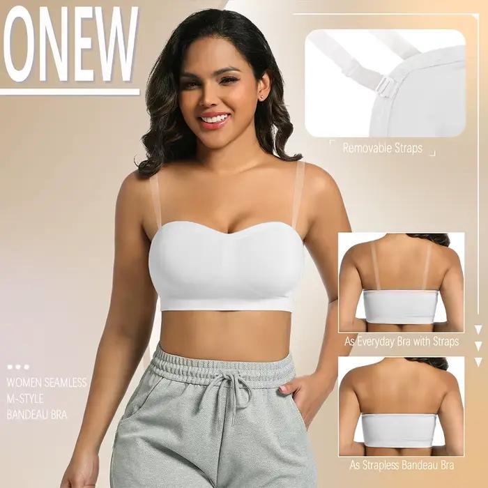 Soutien-gorge Invisible sans bretelles en forme de M pour femmes