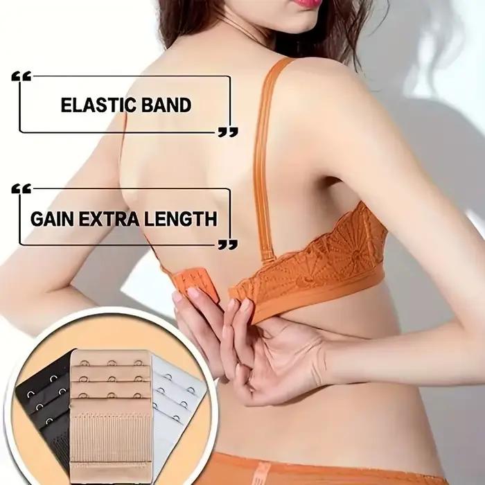 4 pièces extensions de soutien-gorge 2 crochets/3 crochets/4 crochets rallonge de sangle