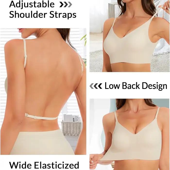 Soutien-gorge dos bas sans couture