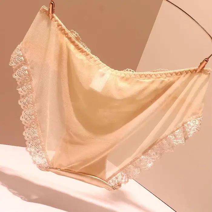 Slip en satin sans lueur pour femme