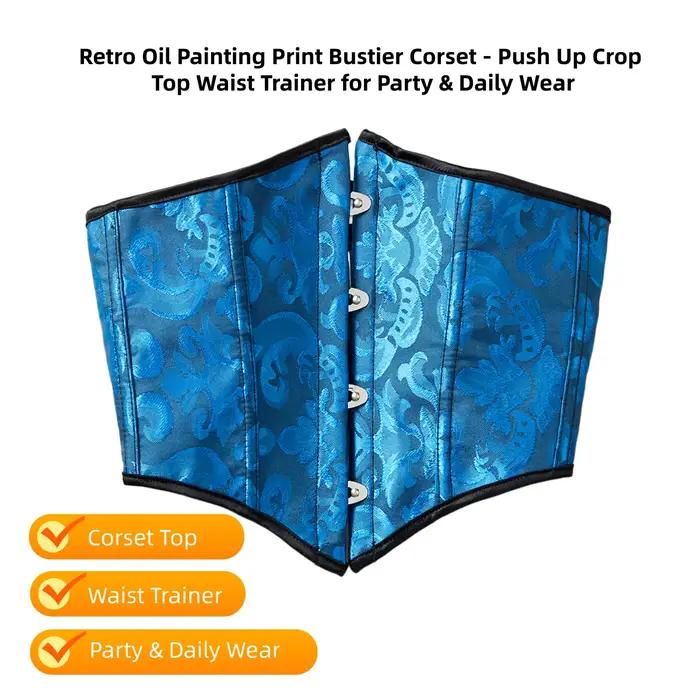 Ceinture Corset Courte Style Rétro