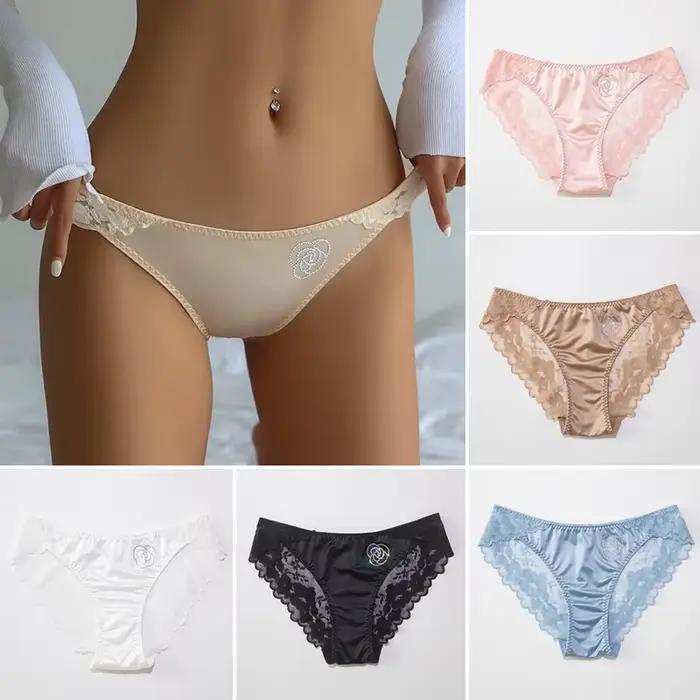 Culotte Sexy en Dentelle de Style Français pour Femme