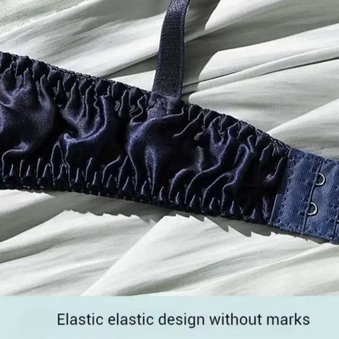 Soutien-gorge en soie Double couche sans armatures