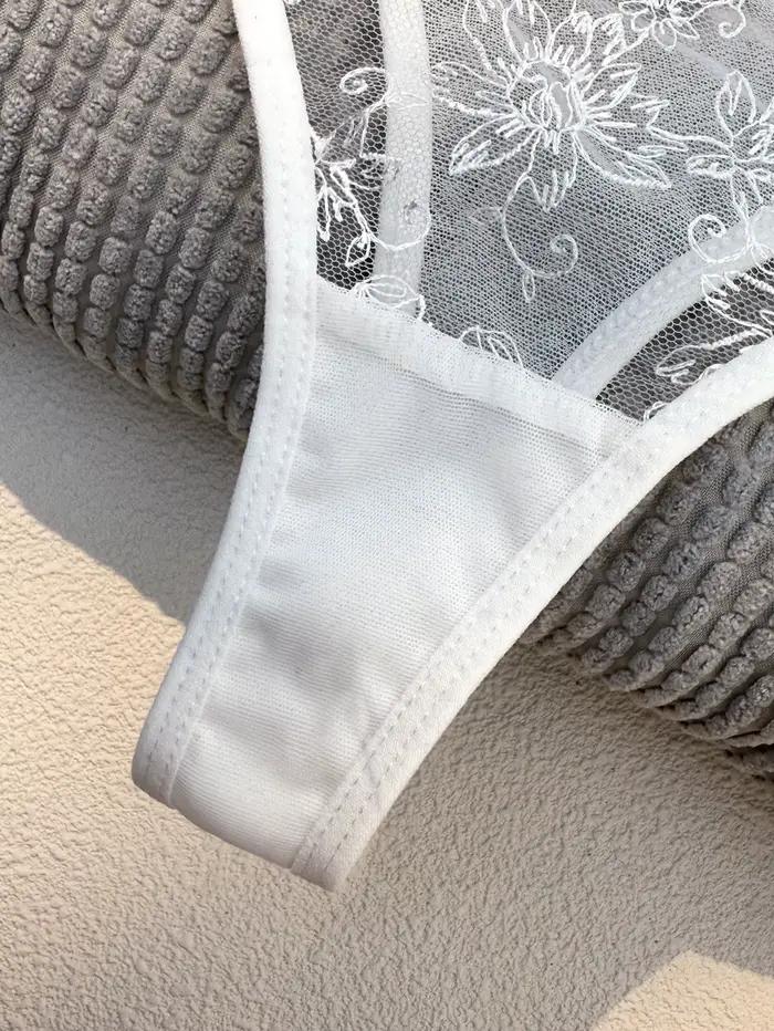 Ensemble de lingerie sexy blanche