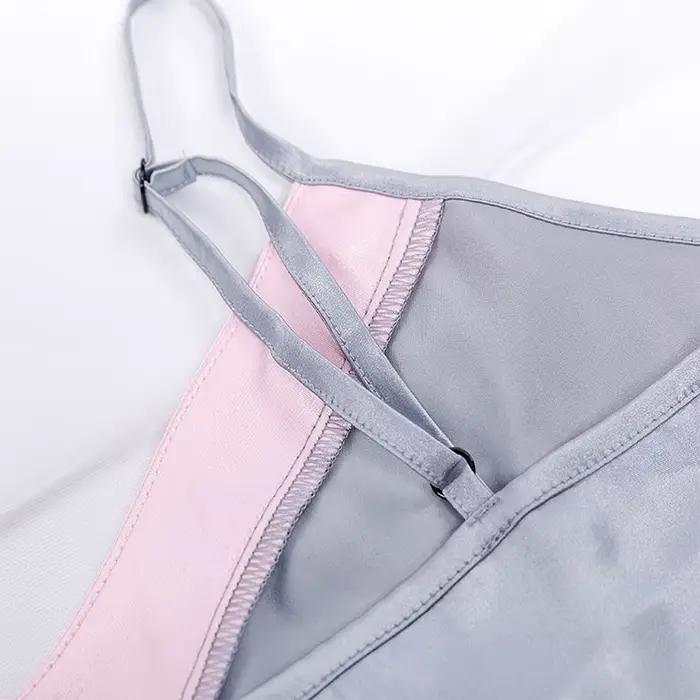 Ensemble de pyjama en dentelle 2026 à imprimé pois pour femmes