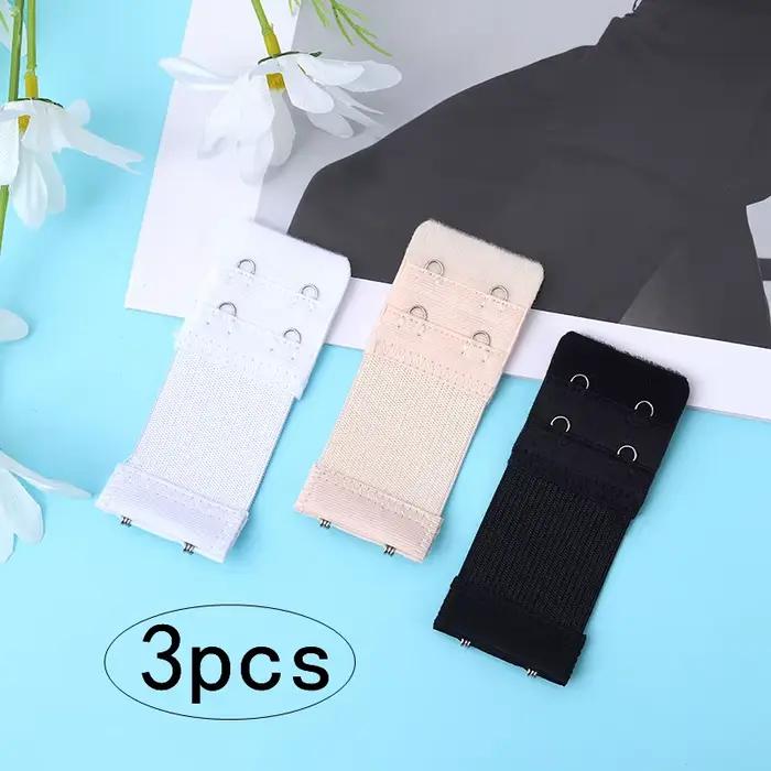 Nouveau 3 pièces 2 crochets Extension de soutien-gorge pour femmes élastique