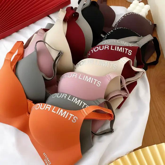Soutien-gorge imprimé sans couture pour femmes