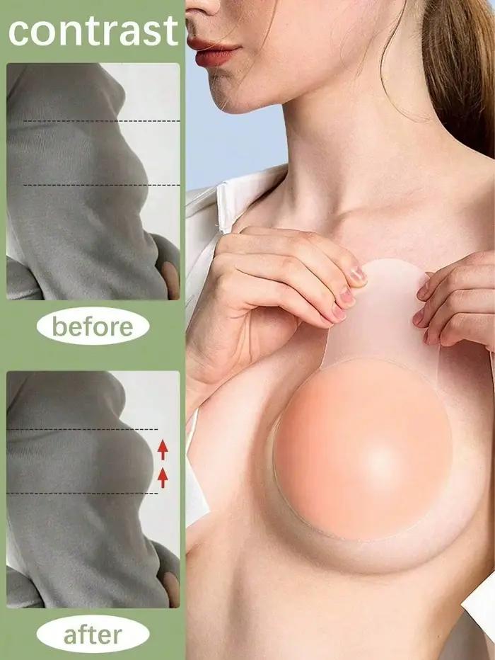 Soutien-gorge Push Up sans bretelles en Silicone pour femmes