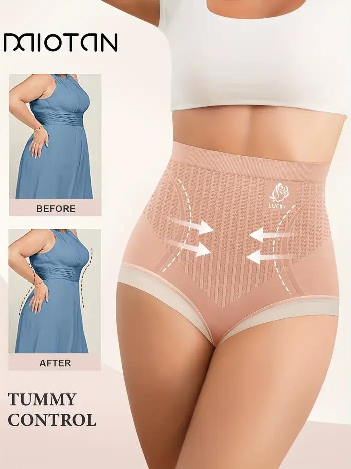 Culotte façonnante taille haute pour femme – Contrôle du ventre et levage des fesses sans couture