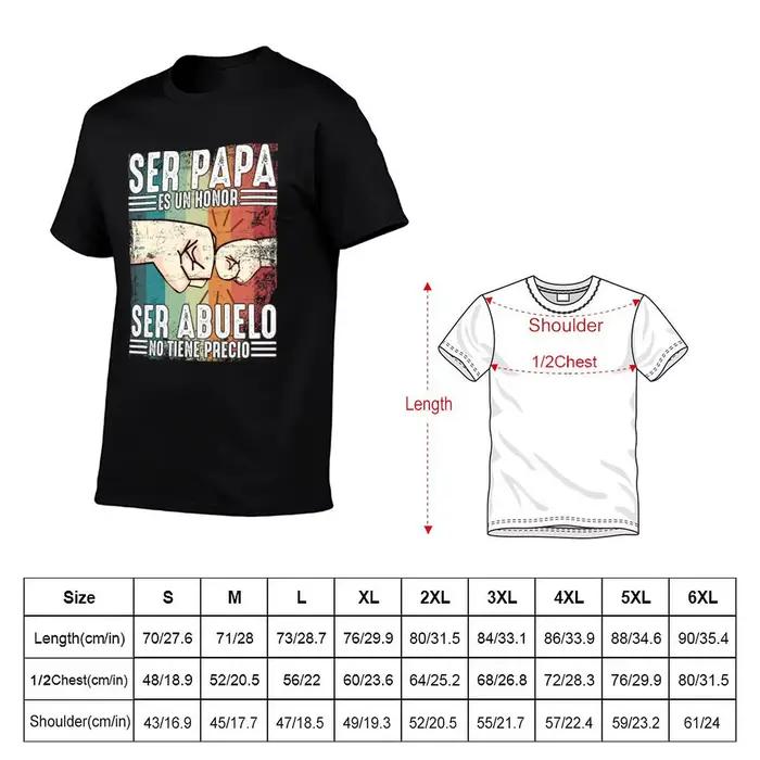 T-shirt vintage pour la fête des pères, cadeau pour papa hispanophone : « Être papa, c'est un honneur, être grand-père, c'est inestimable »