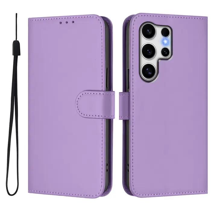 Coque Étui en cuir pour Samsung Galaxy A56 A55 A16 A06 4g A35 5g A36 A26 A25 A15 A17 A07 A37 A57 5G a05s, étui portefeuille avec fentes pour cartes