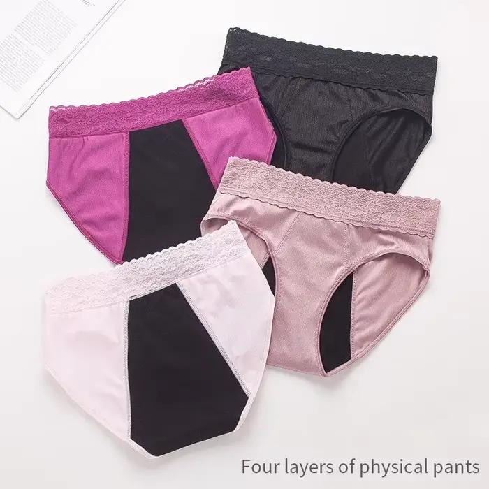 Culotte menstruelle femme période physiologique à quatre couches