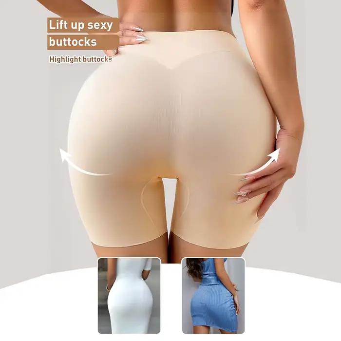Culotte gainante taille haute sans couture – Forte compression abdominale et effet push-up fessier, lingerie sculptante ultra-élastique et confortable pour femme au quotidien