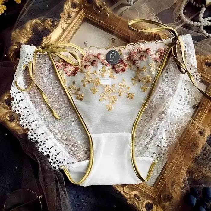 Sous-vêtements en dentelle Vintage pour femmes