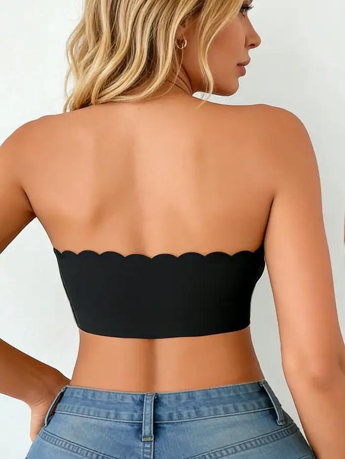 Soutien-gorge bandeau push-up pour femme