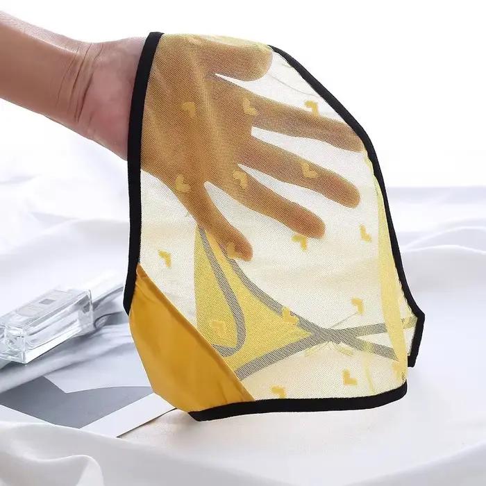 Culotte transparente en maille "Coussins" pour femme