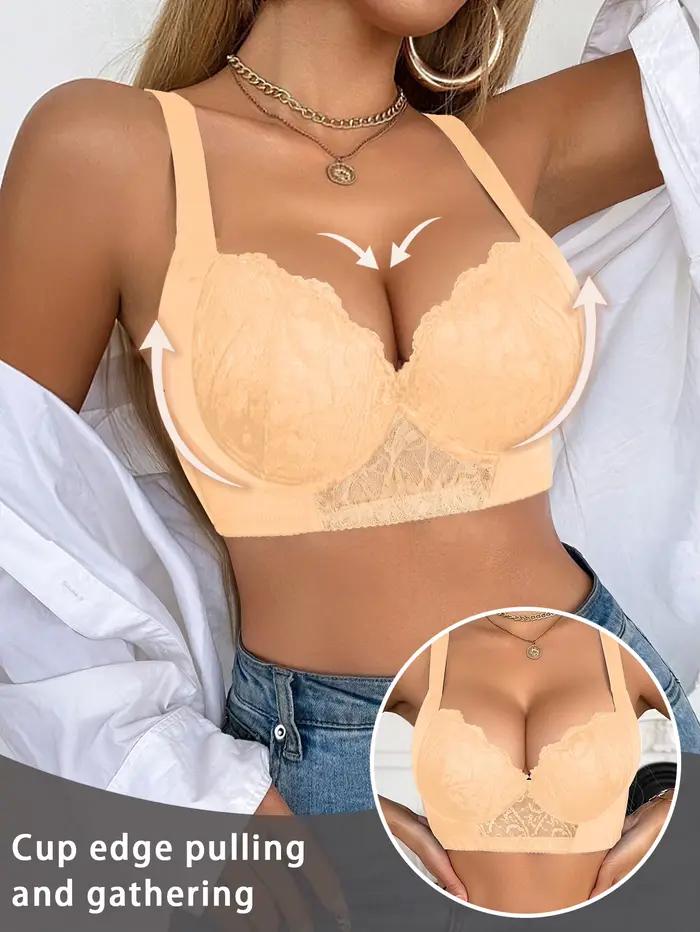 Soutien-gorge push-up en dentelle pour femme