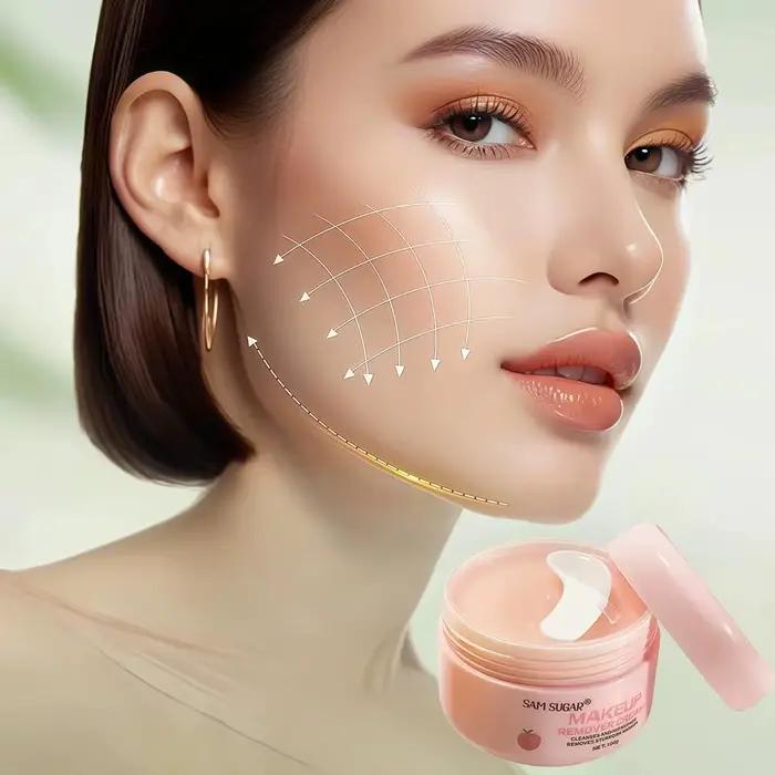 Baume démaquillant fruité doux, hydratant, nettoyage en profondeur, Non irritant pour les yeux et les lèvres