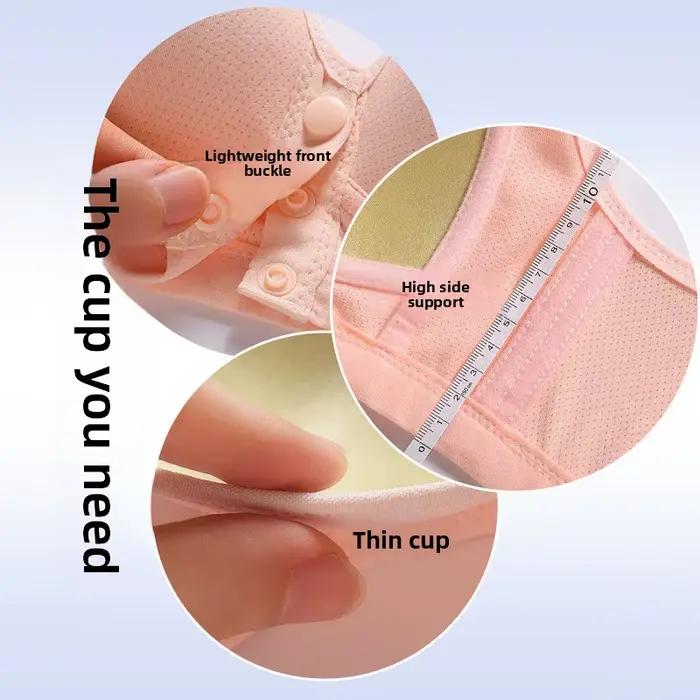 Soutien-gorge confortable en nylon à fermeture frontale pour femmes d'âge moyen et âgées