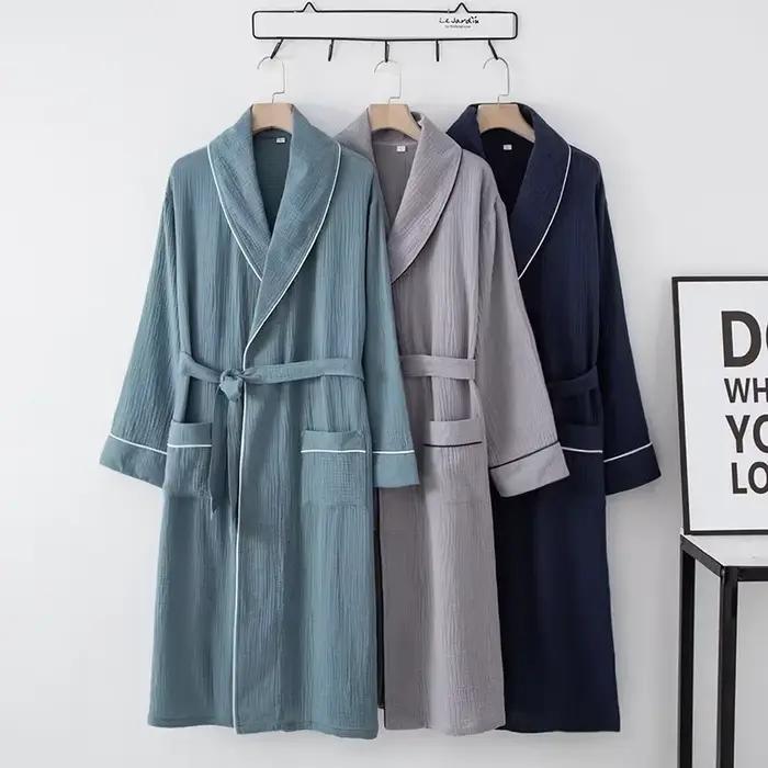 Chemise de nuit en coton pour couple