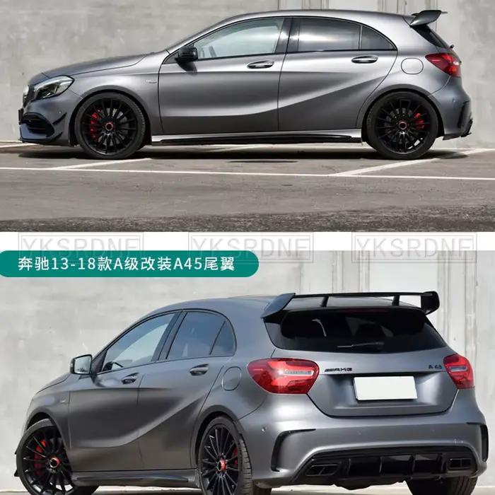 Kit de carrosserie pour Mercedes Benz Classe A W176 W177 A180 A200 A220 A250 A260 Jas A45, toit arrière, coffre, Spomicrophone, ailes, accessoires, 2013-2022
