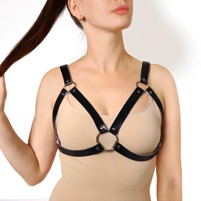 Harnais de corps pour femmes, ceinture en cuir PU réglable, style gothique, harnais Y2K, accessoires exotiques pour femmes