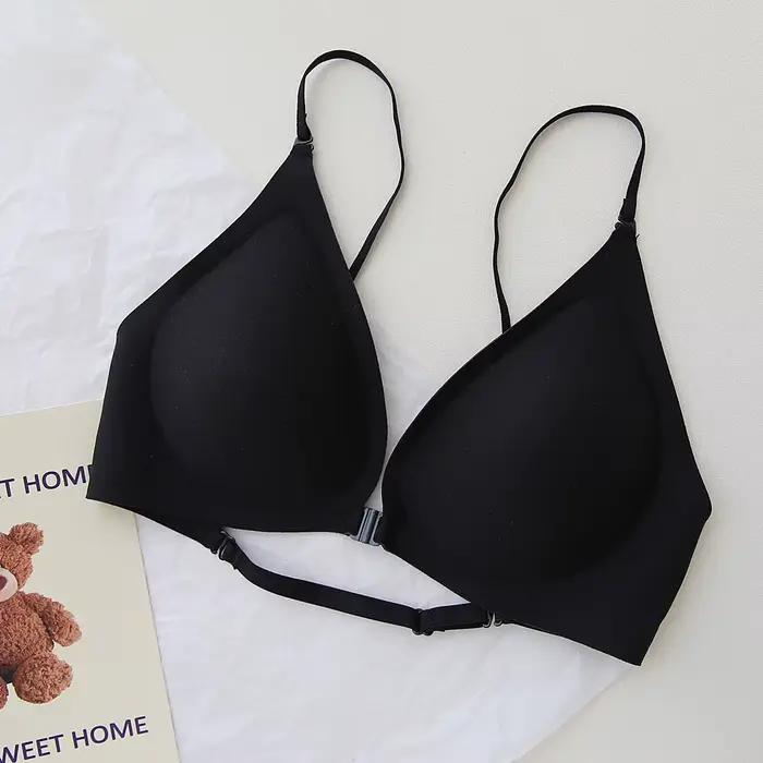Soutien-gorge sans fil à fermeture frontale