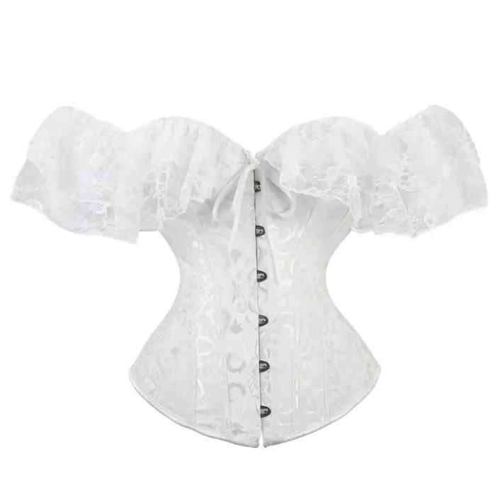Haut corset en dentelle pour femme