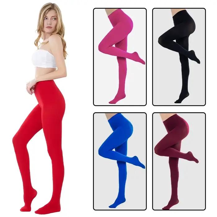 Bas longs sexy en velours pour femmes